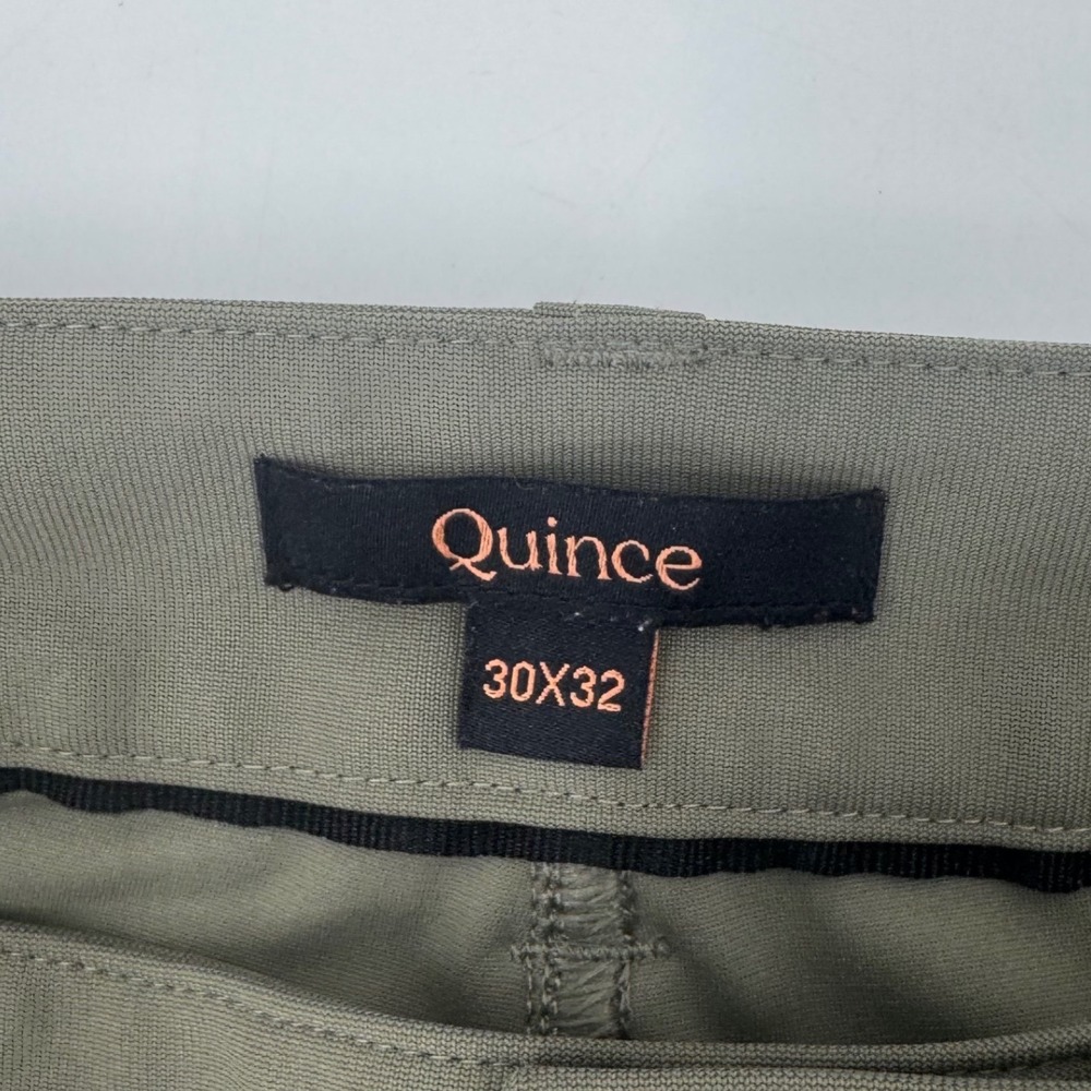 Quince Mens 5-Pocket Ultra-Stretch Tech Chino Pants Olive Green 30x23 - Picture 5 of 10